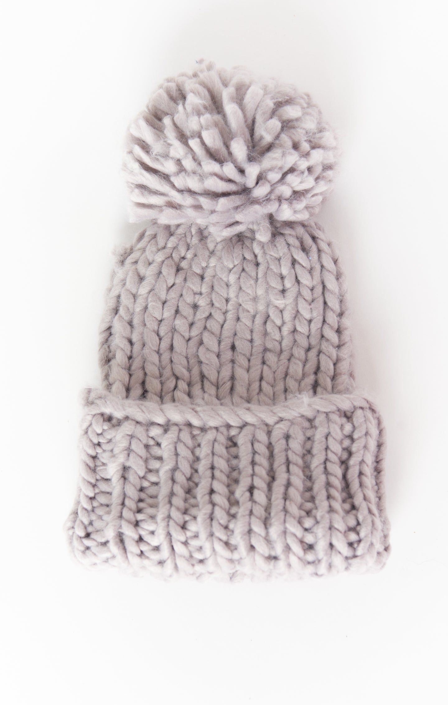 Chunky Knit Beanie for Winter - Grey | Jean Cozy Wear