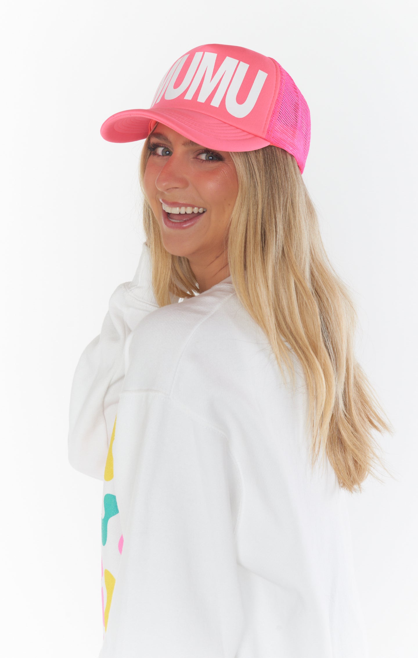 Neon Pink Trucker Hat for Women | MUMU