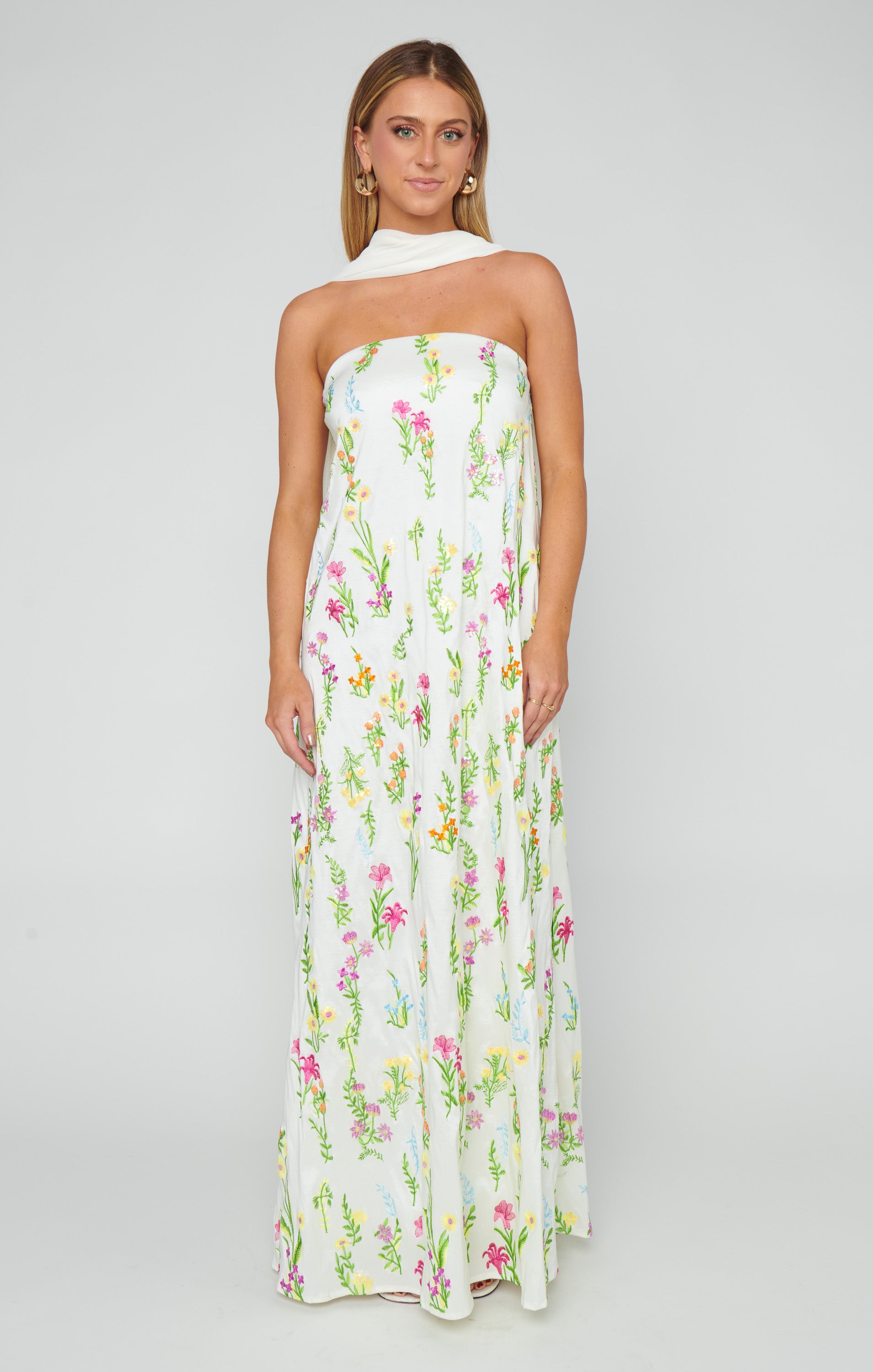 Ethereal Sequins Maxi Dress for Formal Events | Riley