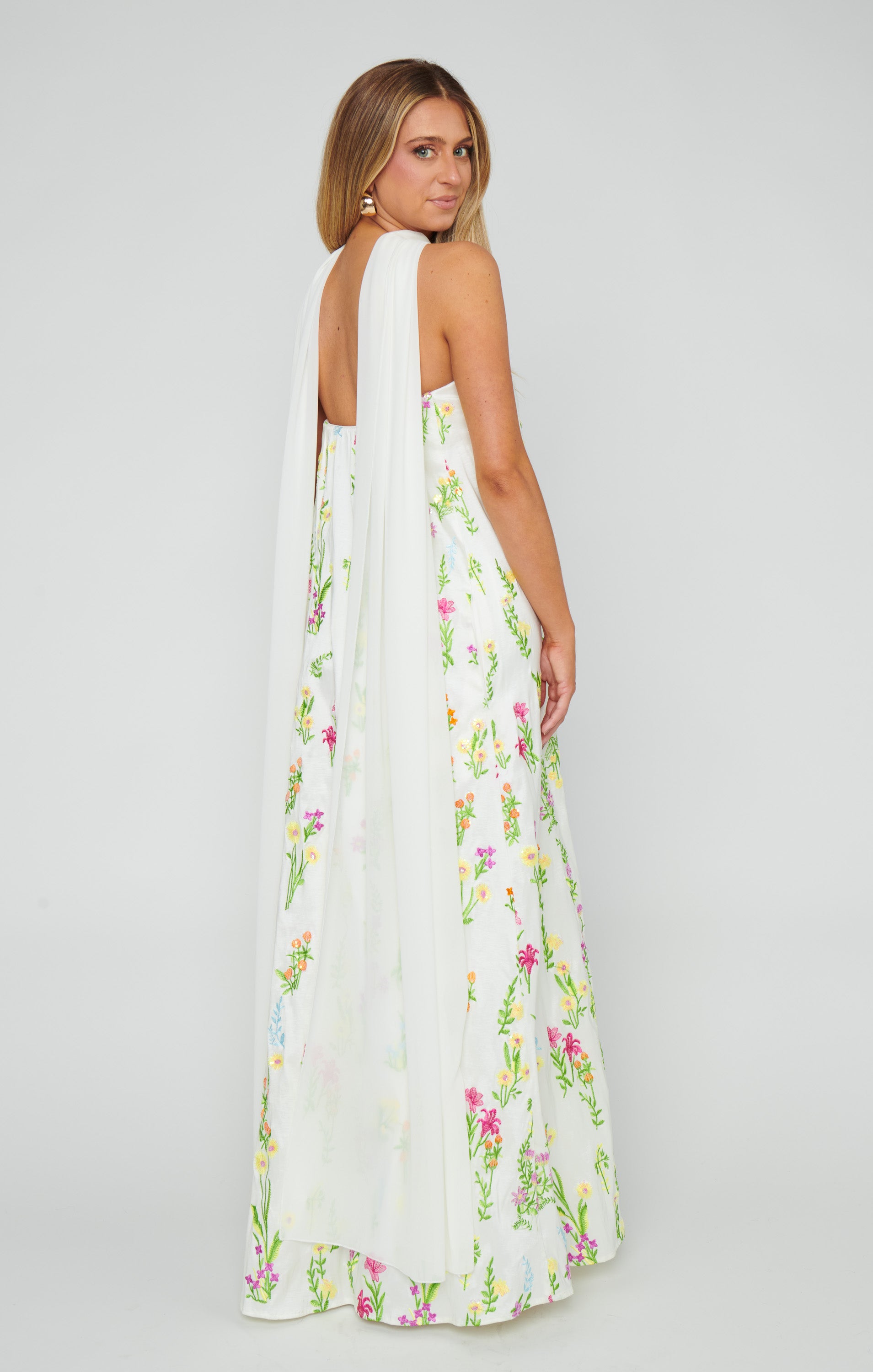 Ethereal Sequins Maxi Dress for Formal Events | Riley