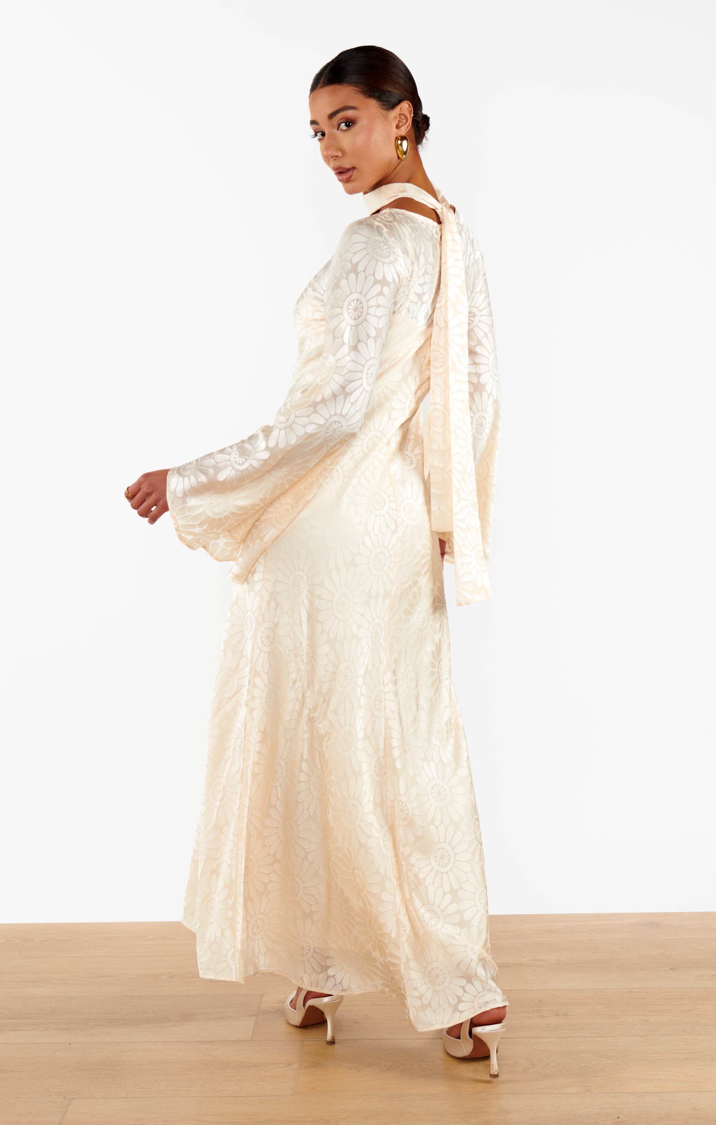 Long Sleeve Daisy Burnout Dress for Brides | Sarah Dress