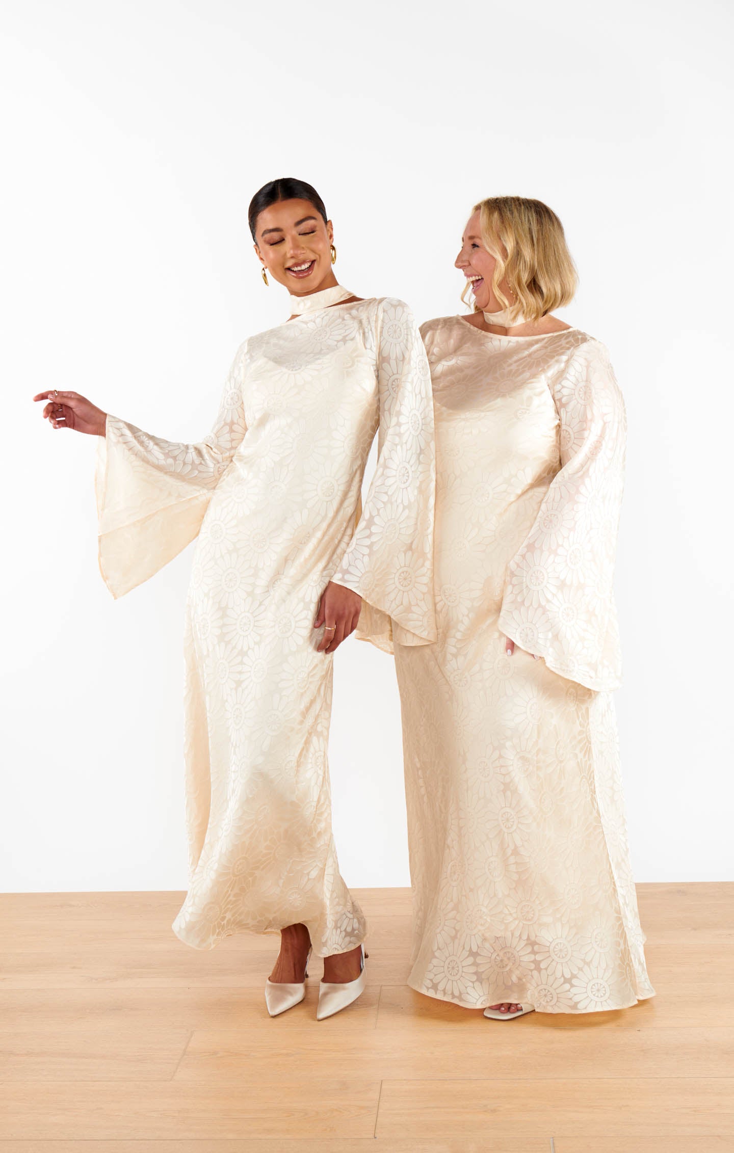 Long Sleeve Daisy Burnout Dress for Brides | Sarah Dress