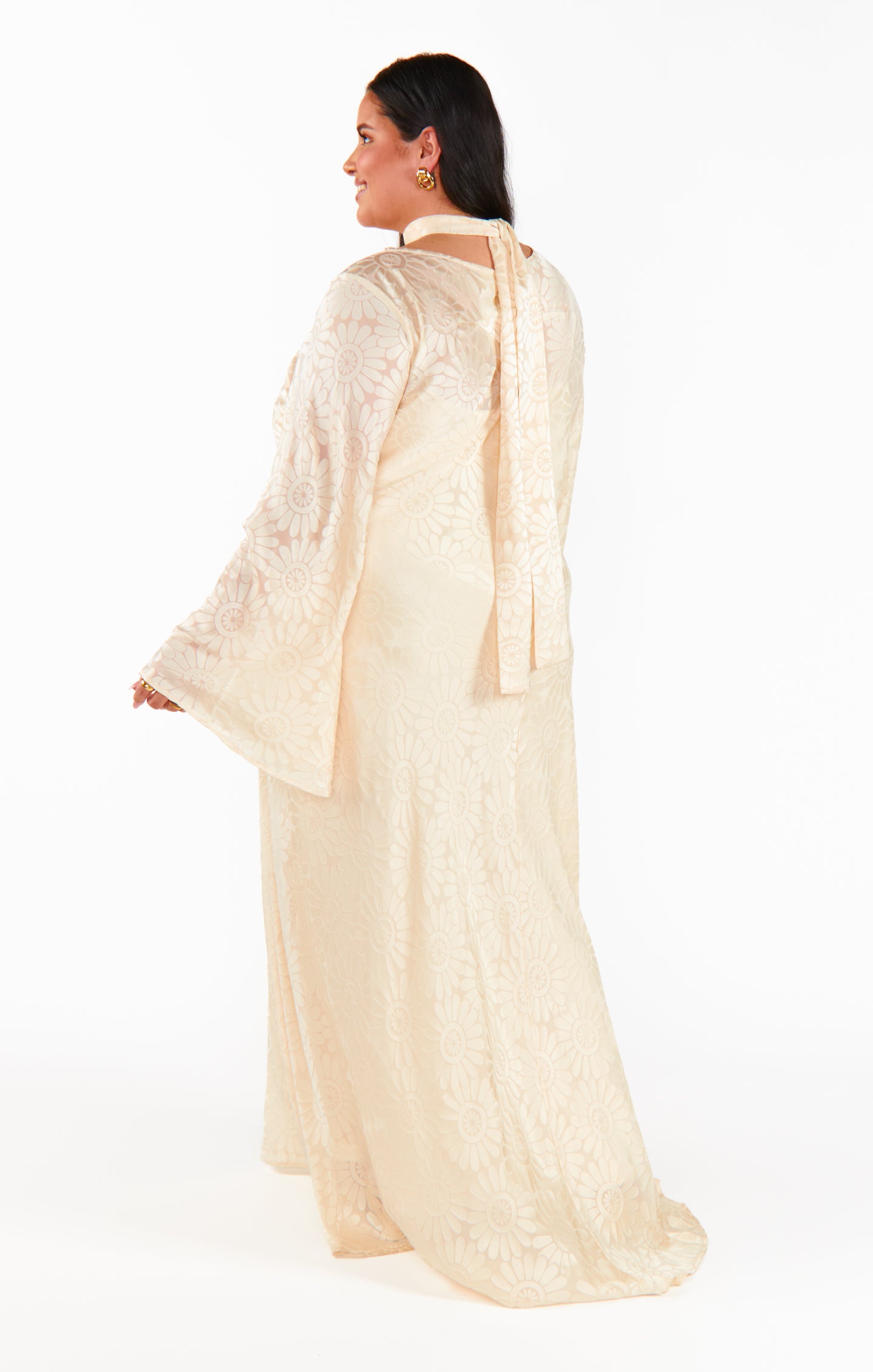 Long Sleeve Daisy Burnout Dress for Brides | Sarah Dress
