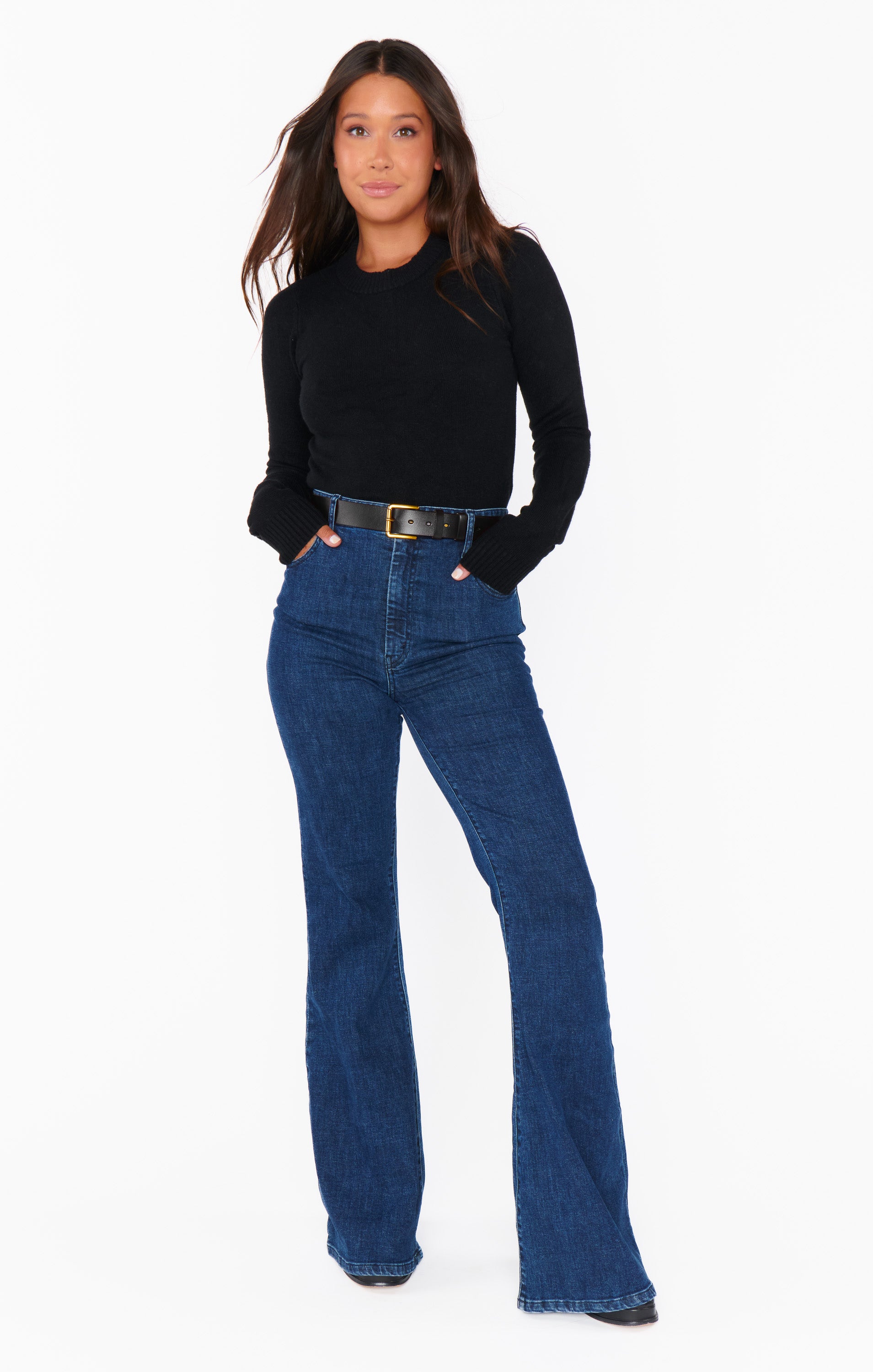 Classic Black Jordana Belt | Timeless Wardrobe Staple