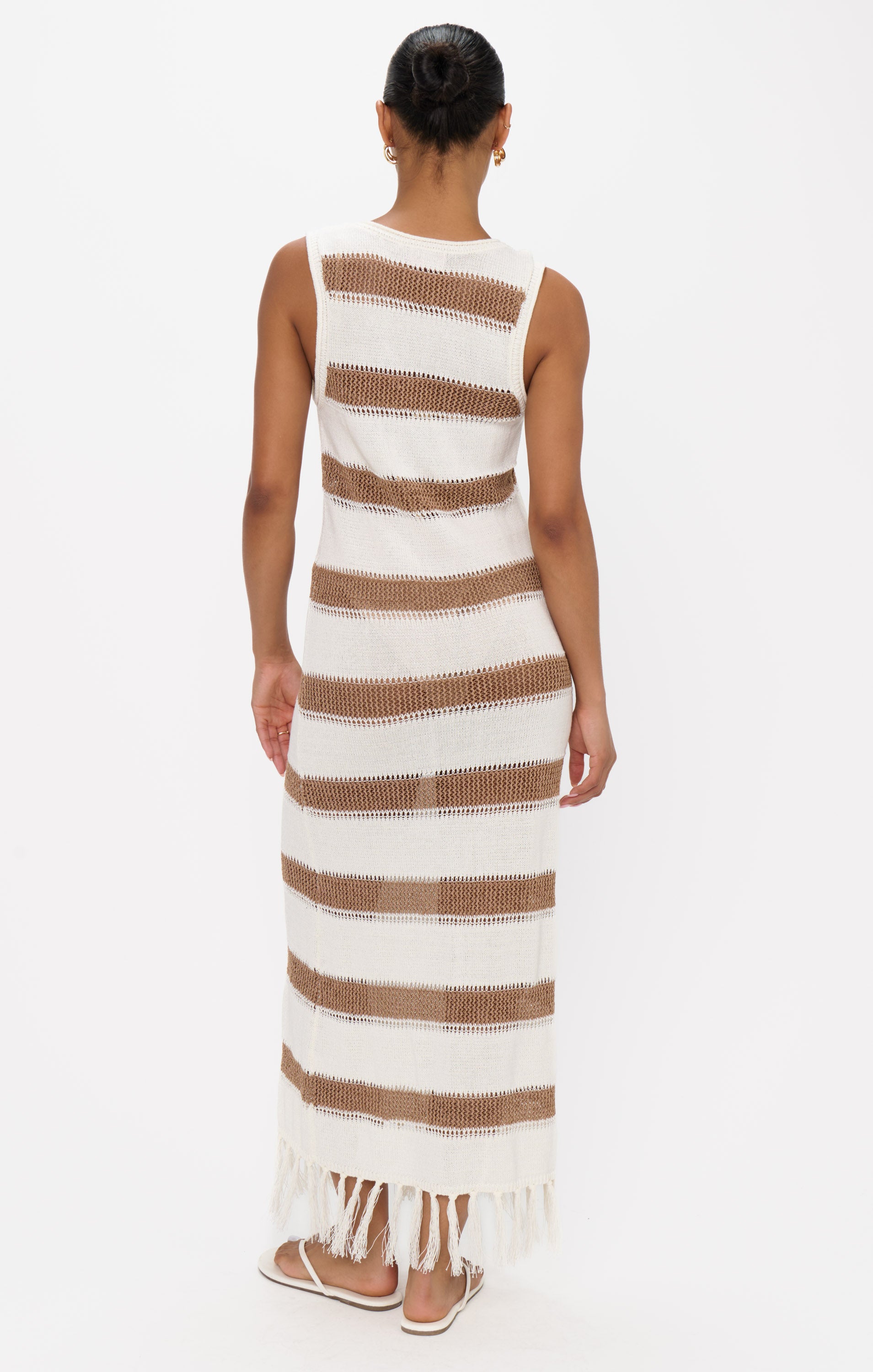 Striped Crochet Coverup Dress for Beach & Sunset Strolls | Havana