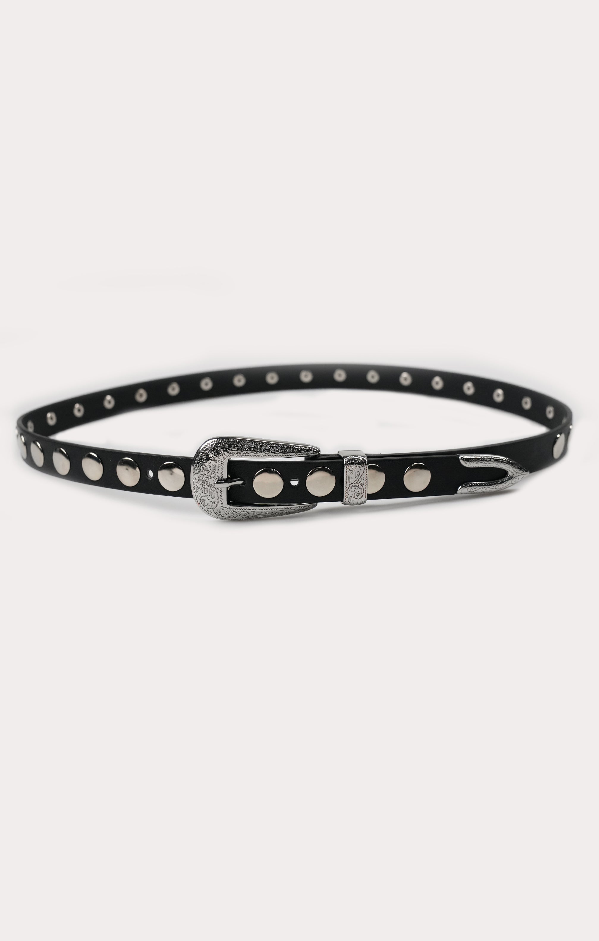 Studded Belt with Western Buckle | Petit Moments Disco