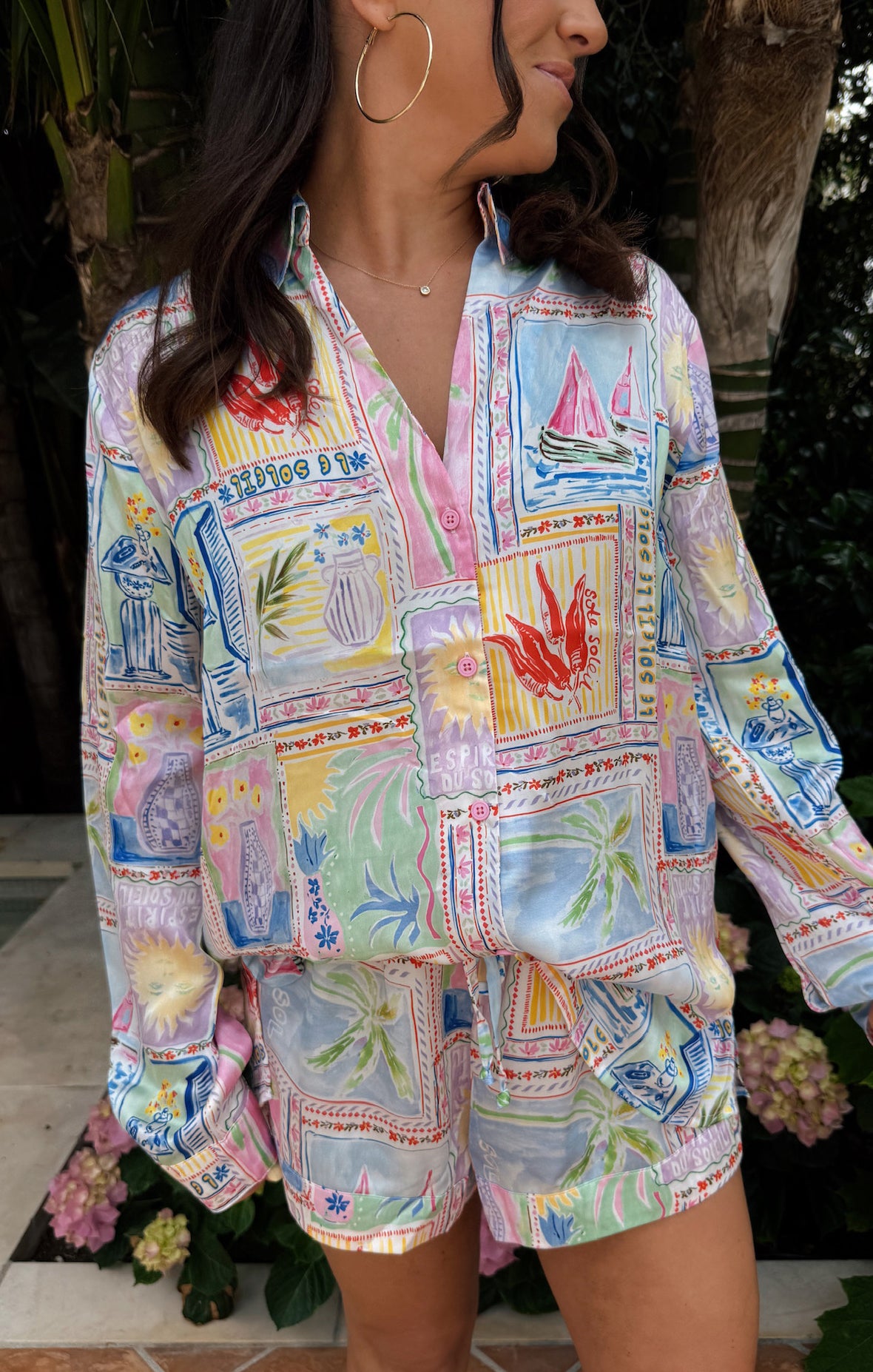 Silky Pajama Set for Women | Early Riser Soleil