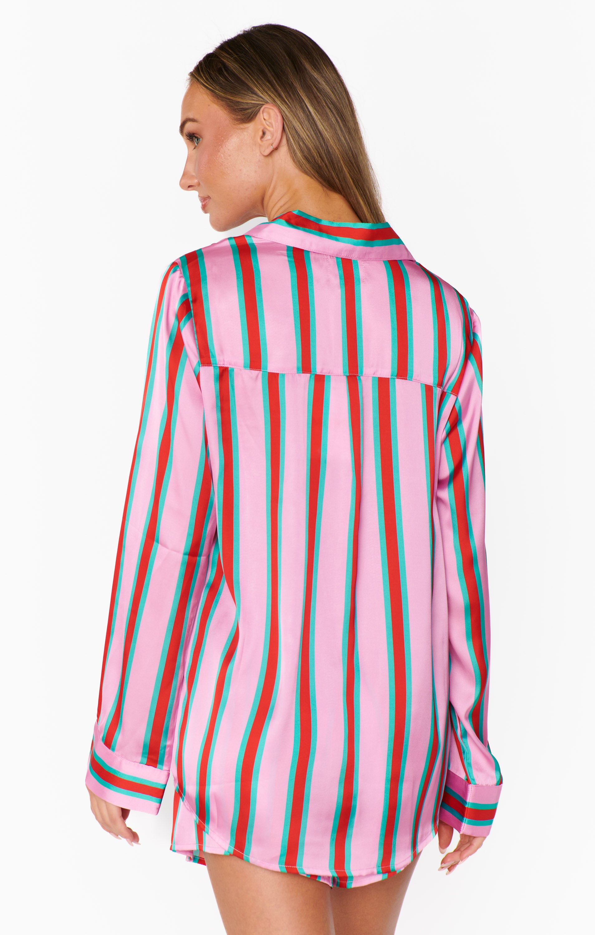 Silky PJ Set for Women | Porto Stripe Sleepwear