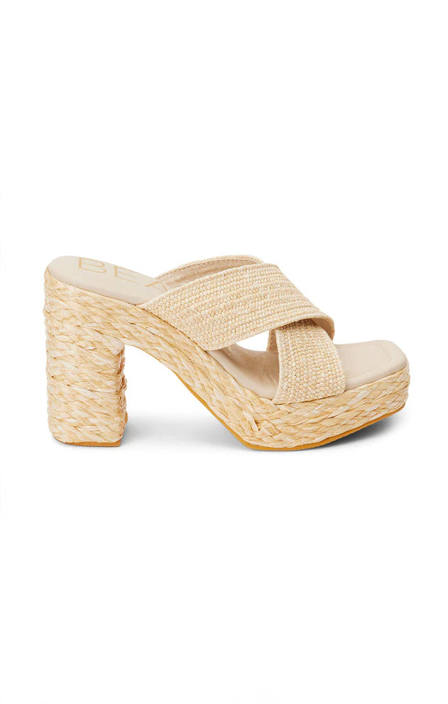 Vegan Crisscross Platform Heels with Square Toe | Matisse Caravan