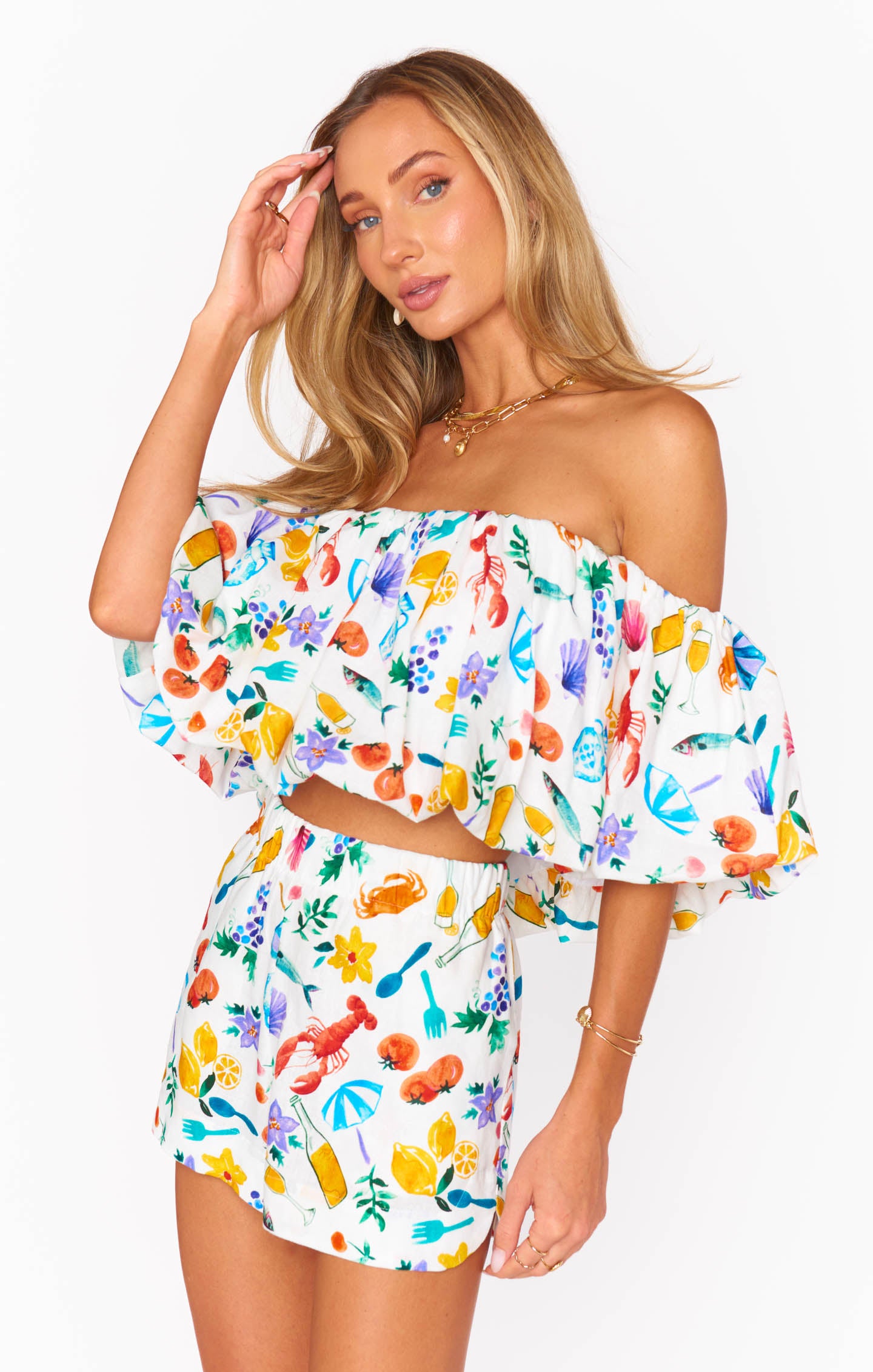 High Waist Linen Shorts for Women | Hendrix Dolphin