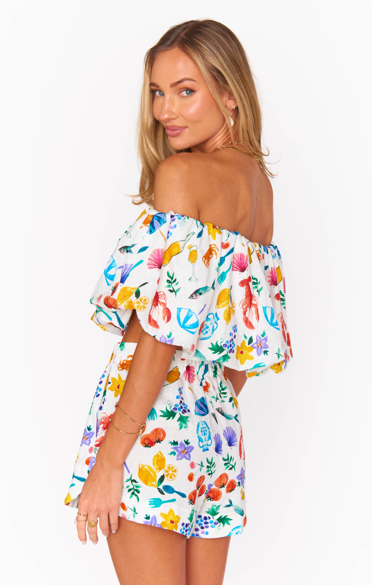 High Waist Linen Shorts for Women | Hendrix Dolphin