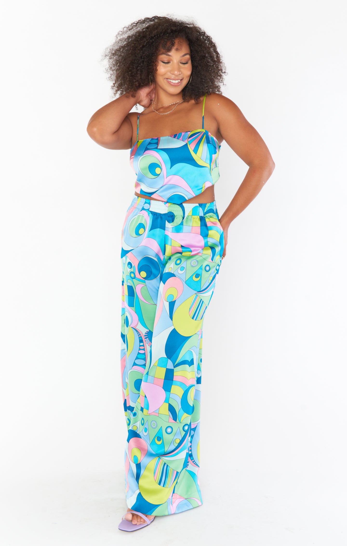 Luxury Satin Pants with Elastic Waist for Party & Date Night | Go Go Luxe