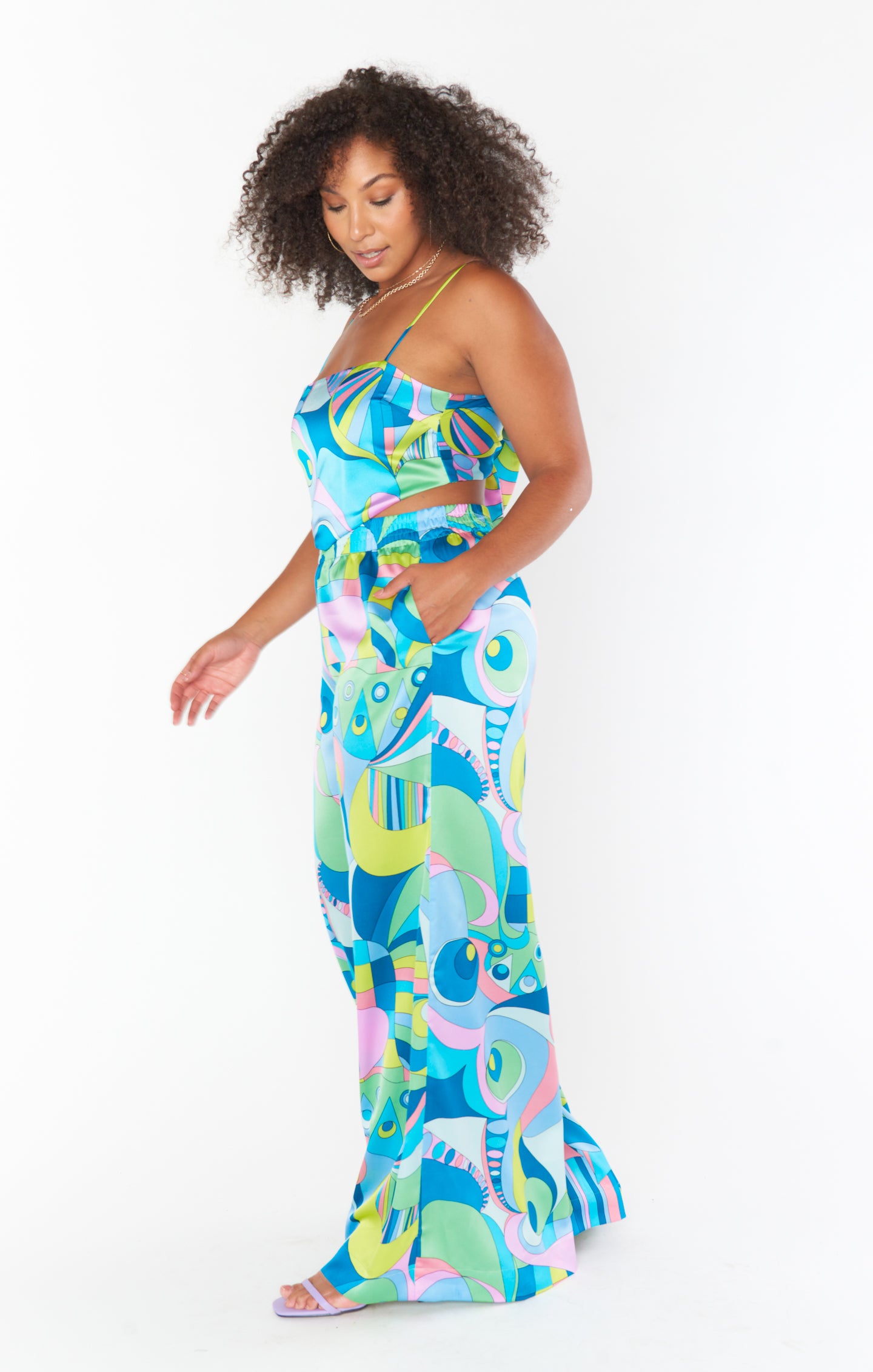 Luxury Satin Pants with Elastic Waist for Party & Date Night | Go Go Luxe