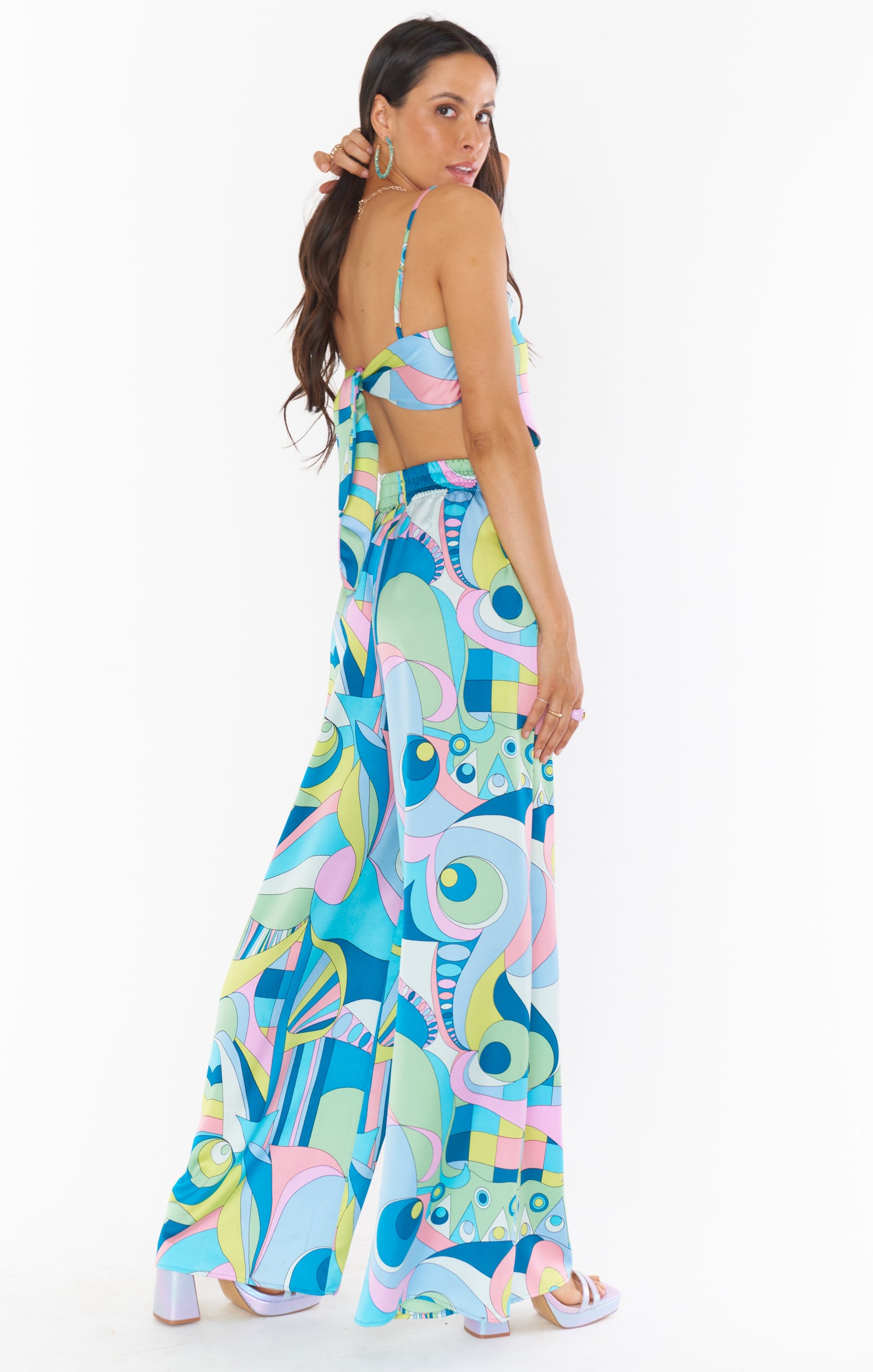 Luxury Satin Pants with Elastic Waist for Party & Date Night | Go Go Luxe