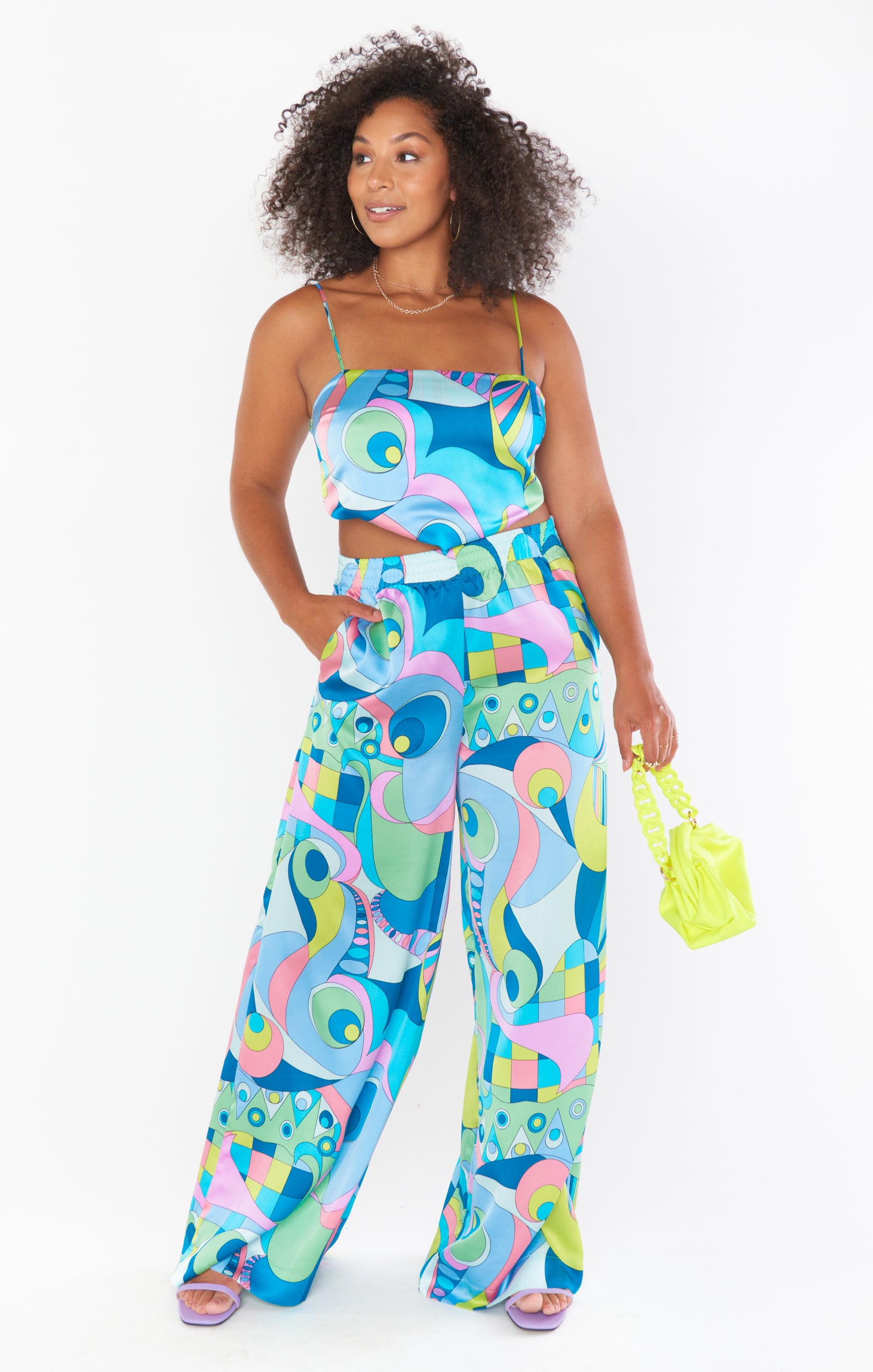 Luxury Satin Pants with Elastic Waist for Party & Date Night | Go Go Luxe